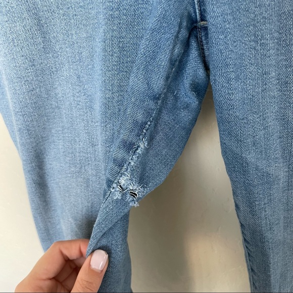 Madewell 11” High Rise Skinny Crop Jeans Light Wash - Picture 4 of 6